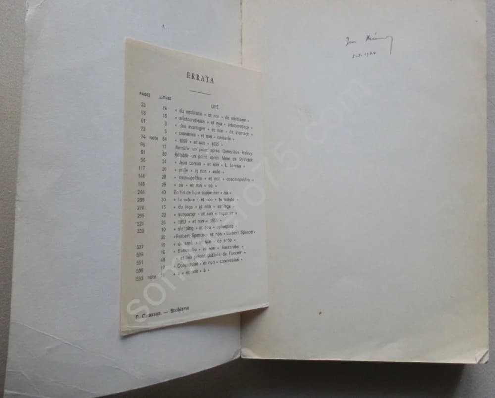 Le Snobisme et les Lettres Françaises de Paul Bourget à Marcel Proust - Image 3