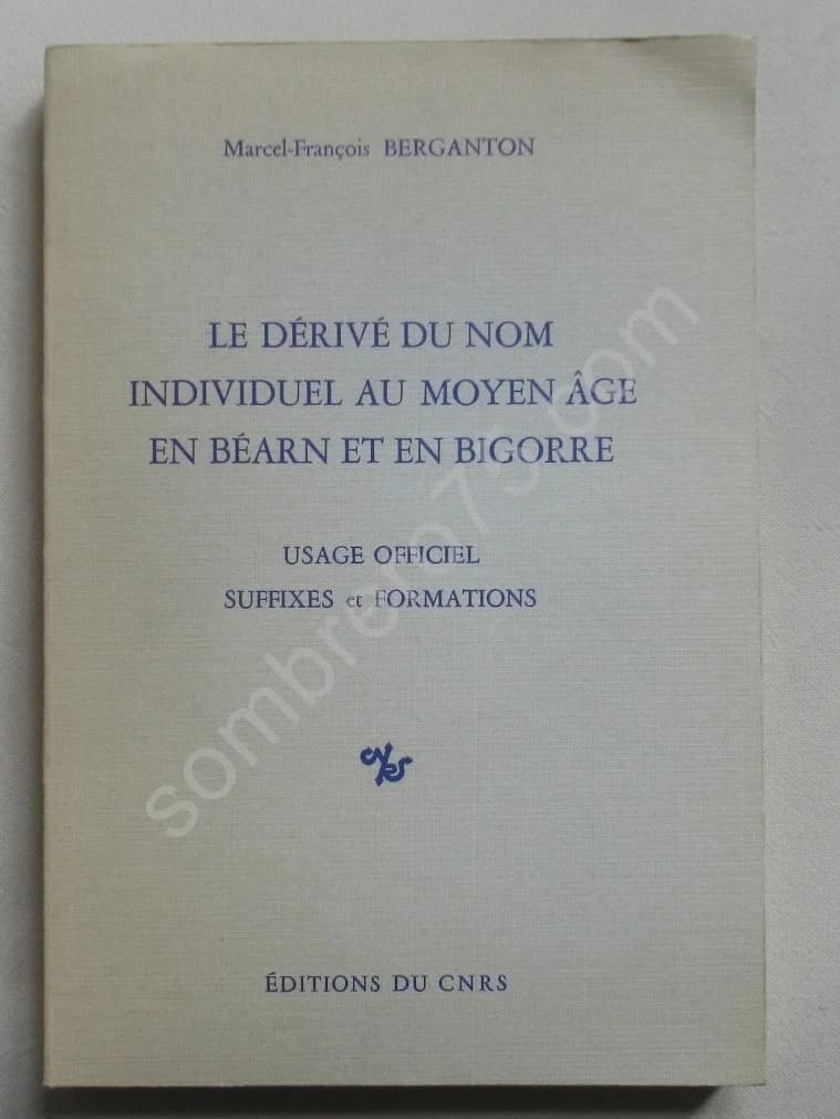 Le Dérivé du Nom Individuel au Moyen Age en Béarn et en Bigorre