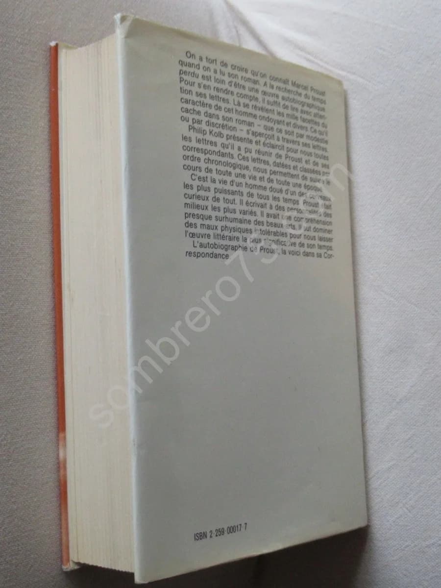 Correspondance de Marcel Proust 1896/1901. T. 2 Texte Établi et Annoté par KOLB Philip - Image 3