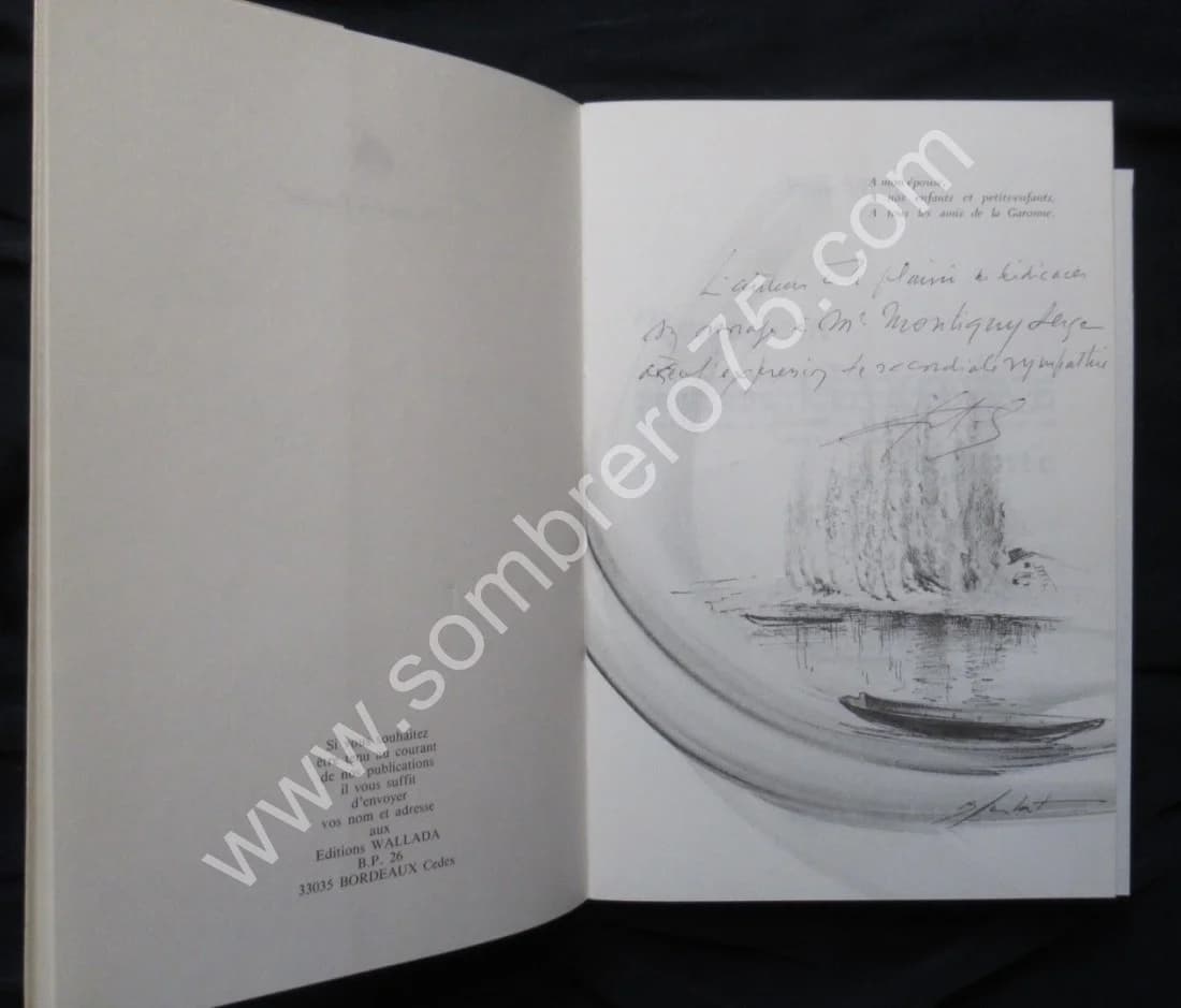 Requiem pour une Garonne défunte.. Ex. Num. Envoi - Image 3