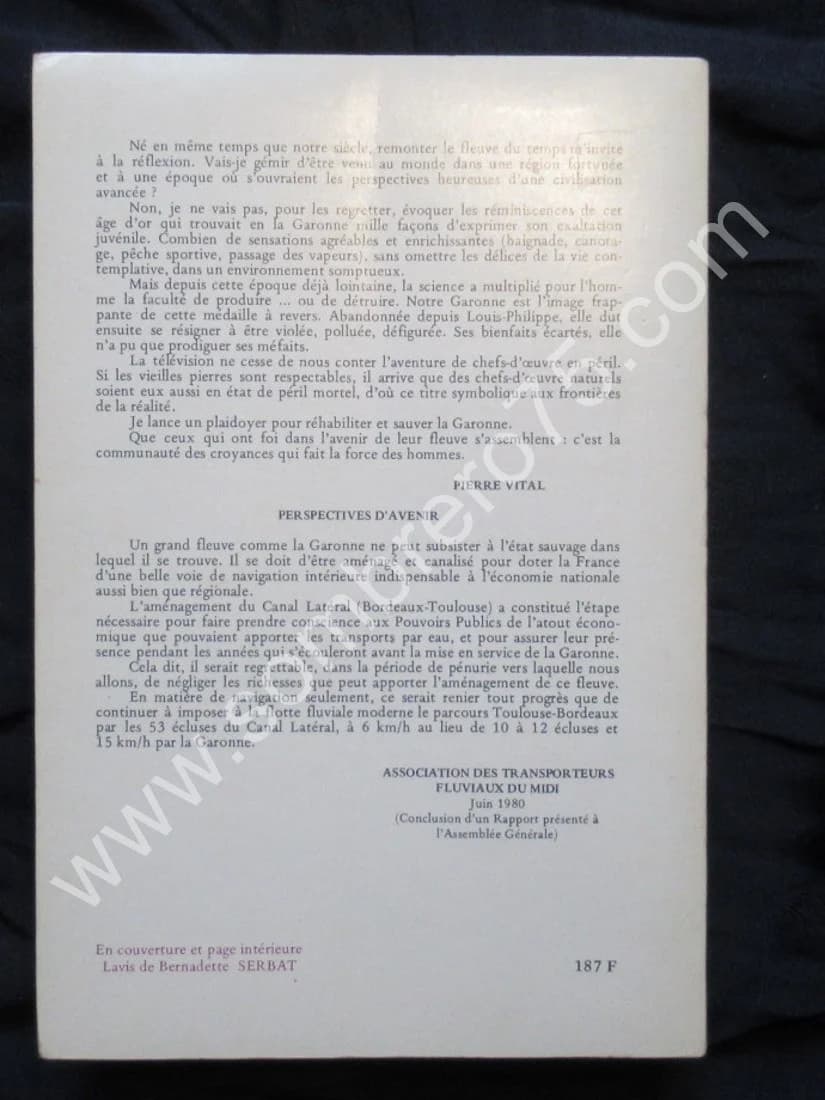 Requiem pour une Garonne défunte.. Ex. Num. Envoi - Image 10
