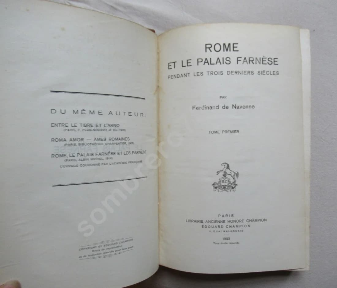 Rome et le Palais Farnèse pendant les Trois Derniers Siècles - Image 3