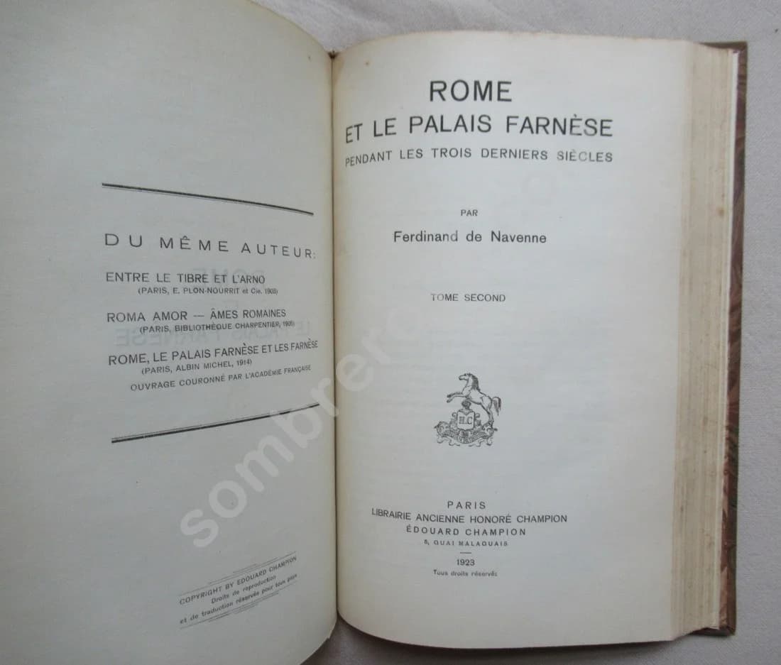 Rome et le Palais Farnèse pendant les Trois Derniers Siècles - Image 5