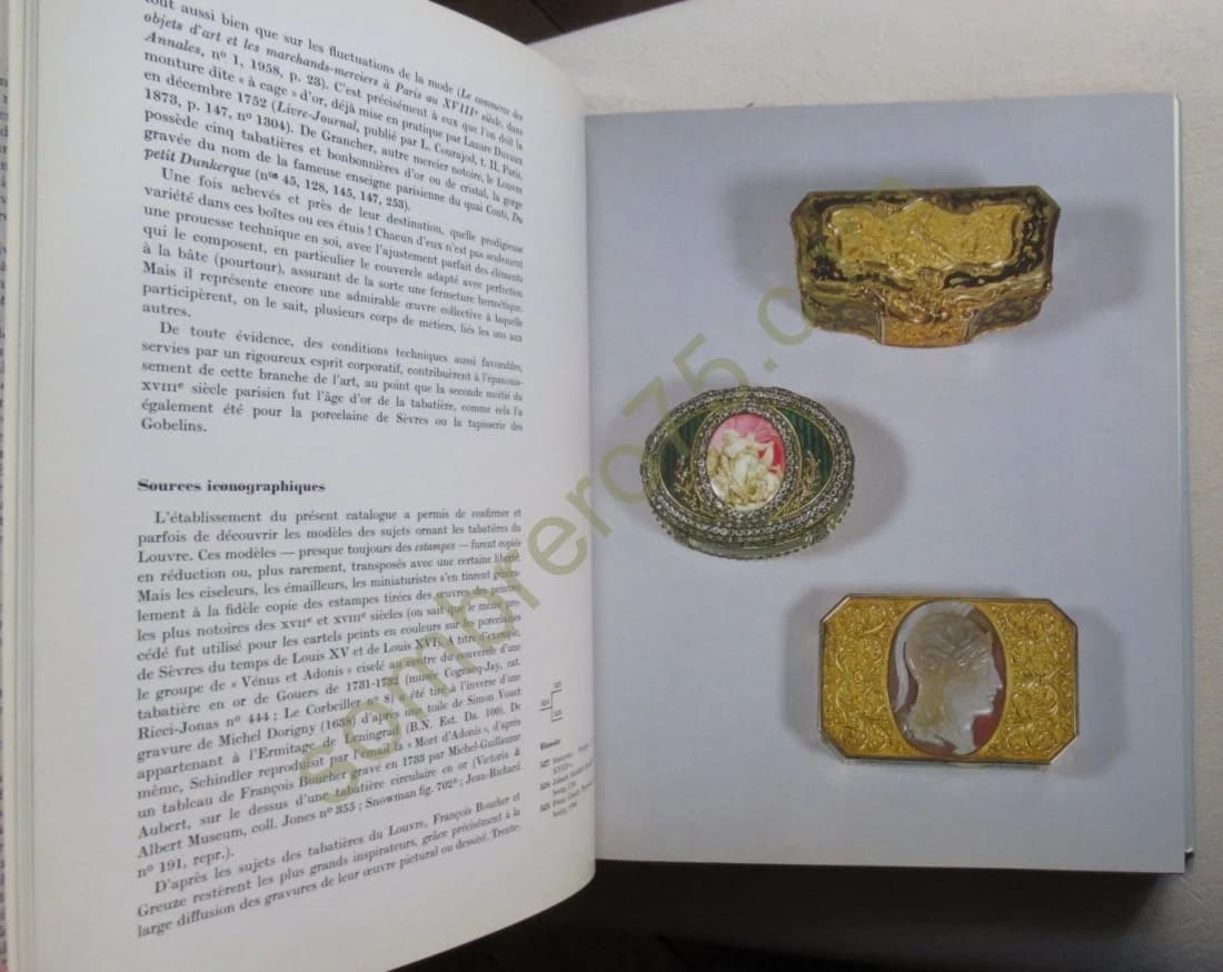 Catalogue: Les Tabatières du Musée du Louvre - Image 4