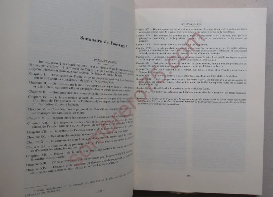 L'Ordre Divin aux Origines de la démographie. 3 vol - Image 8