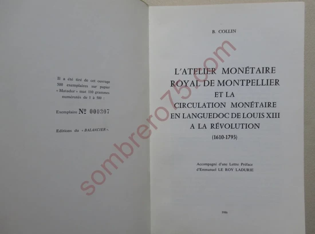 L'Atelier Monétaire Royal de Montpellier - Languedoc - Louis XIII à la Révolution - Image 3