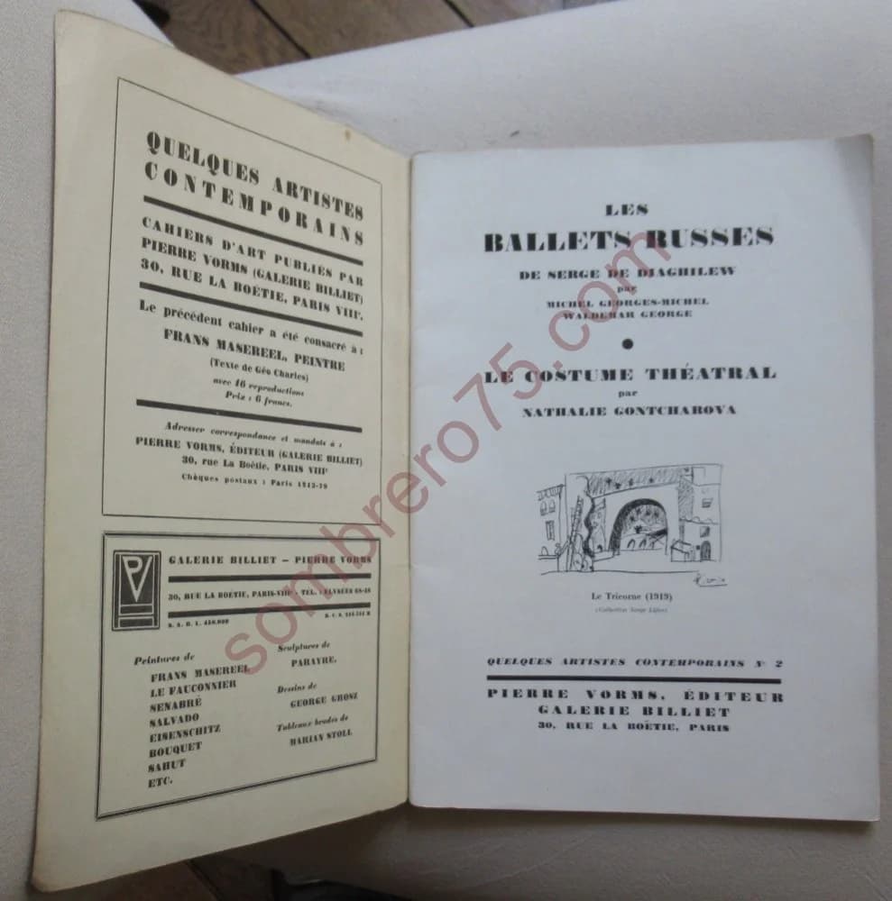 Les Ballets Russes de Serge de Diaghilew. Décors et costumes. 1930 - Image 3
