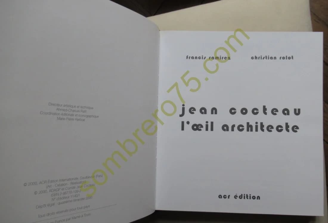 Jean Cocteau, L'Oeil Architecte - Image 3