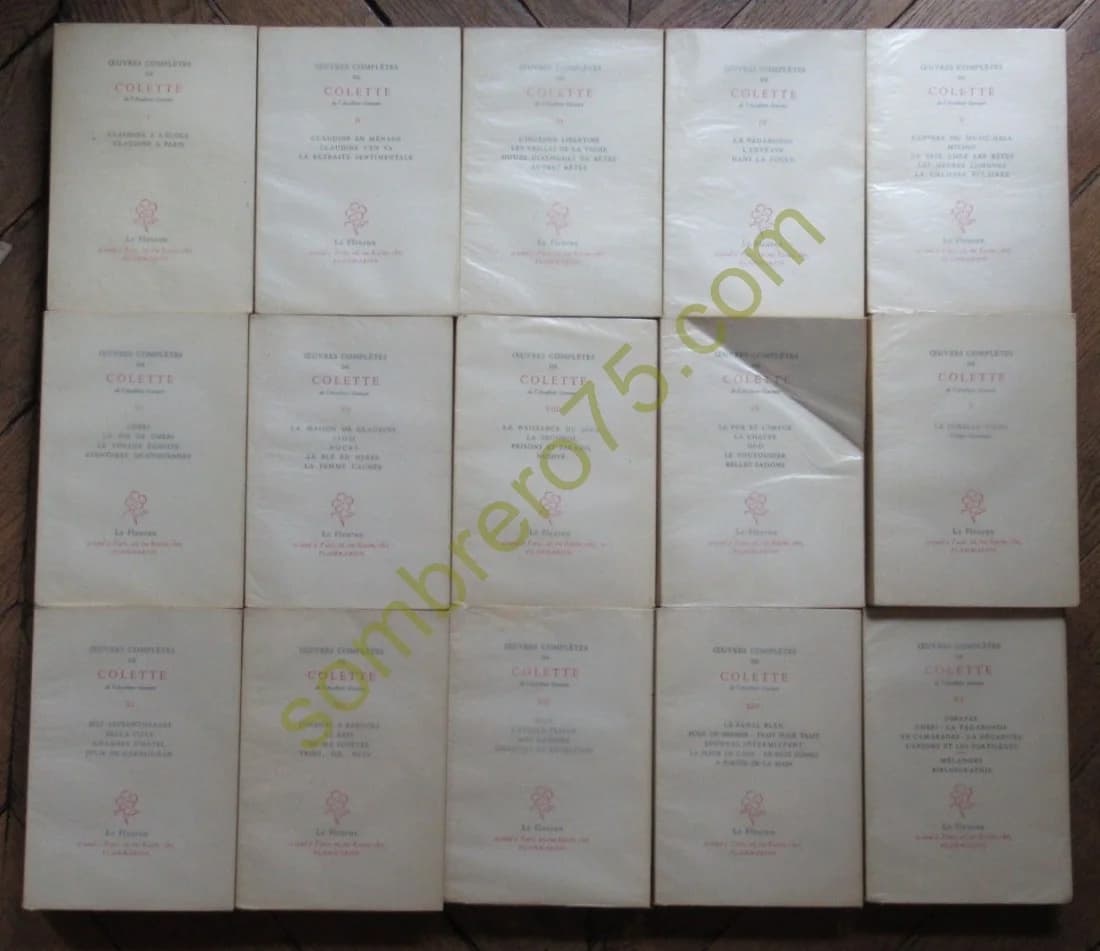 Oeuvres Complètes. 15 vol. 1948. Colette