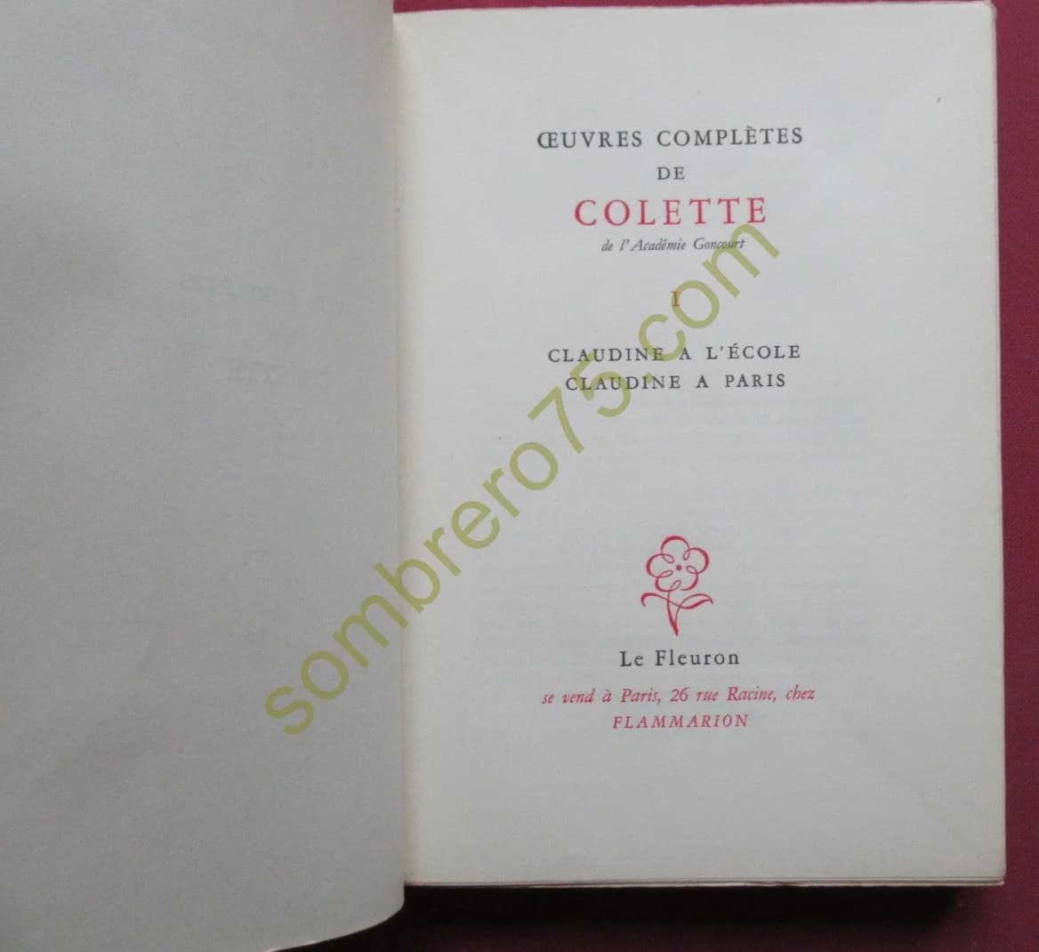 Oeuvres Complètes. 15 vol. 1948. Colette - Image 3