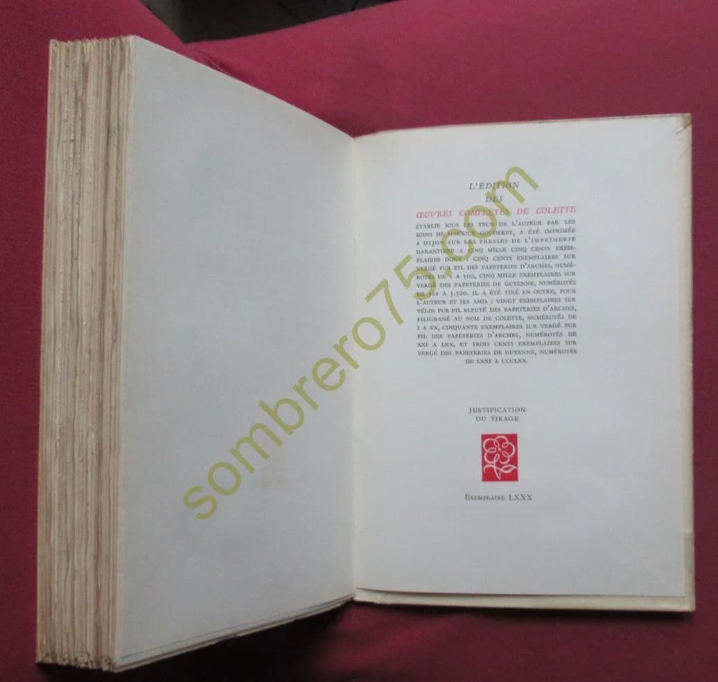 Oeuvres Complètes. 15 vol. 1948. Colette - Image 4