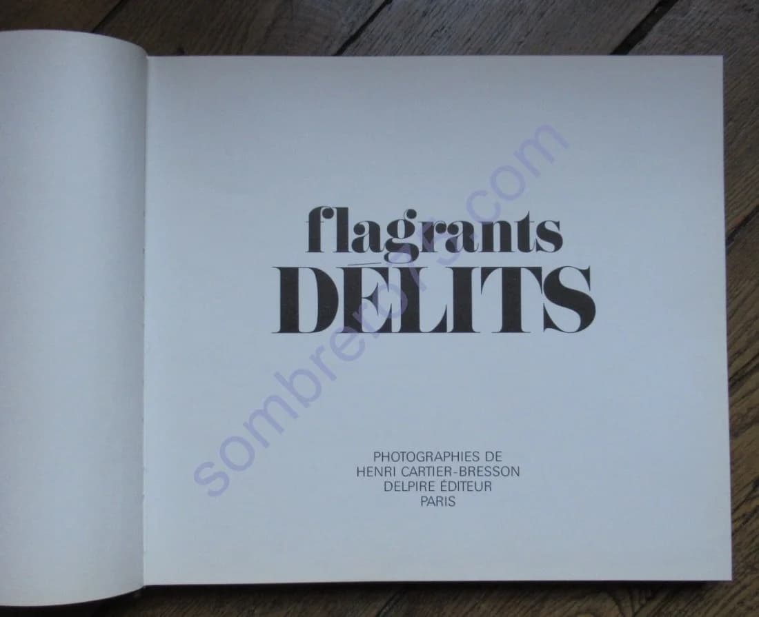 Flagrands Délits. Henri CARTIER BRESSON - Image 3