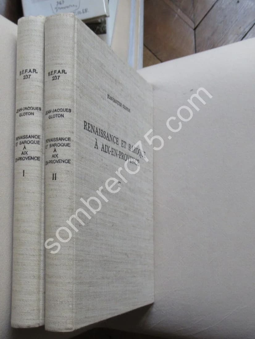 Renaissance et Baroque à Aix en Provence. 2 vol. J J GLOTON - Image 9