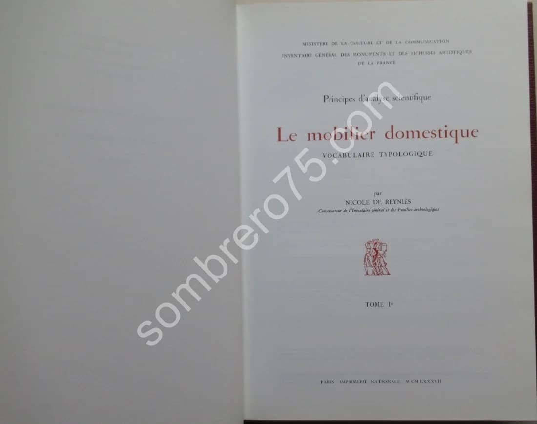 Le Mobilier Domestique Vocabulaire Typologique - 2 Tomes - Image 5