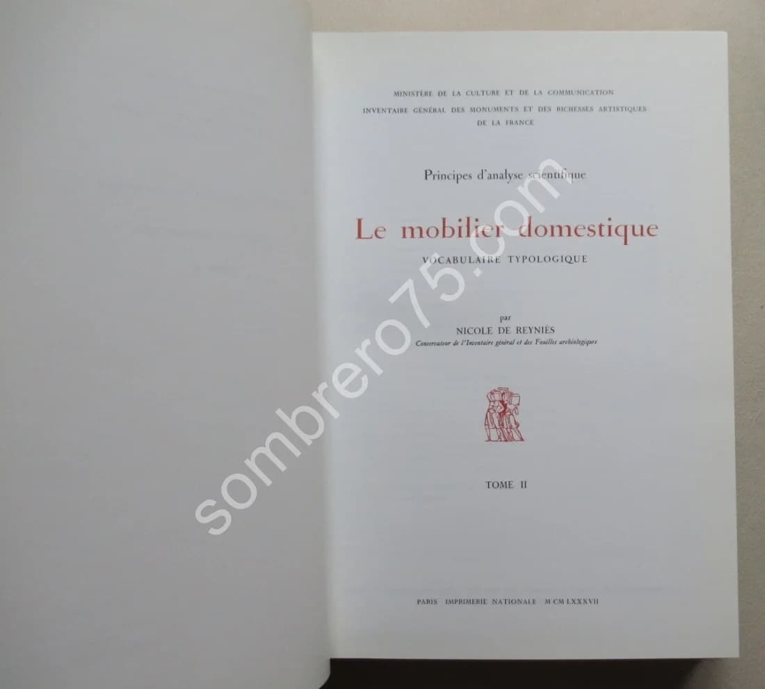 Le Mobilier Domestique Vocabulaire Typologique - 2 Tomes - Image 6