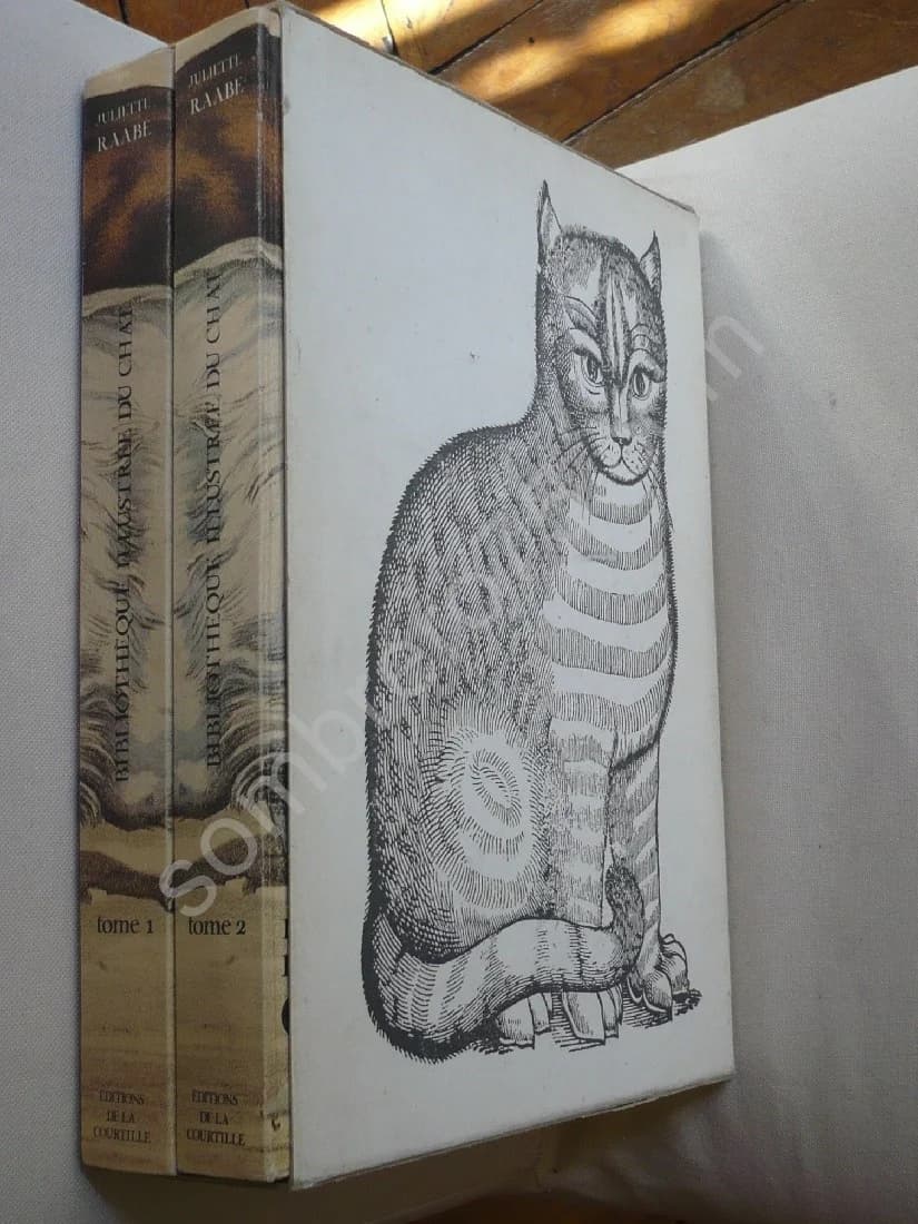 Bibliothèque Illustrée du Chat. 2 Volumes - Image 7