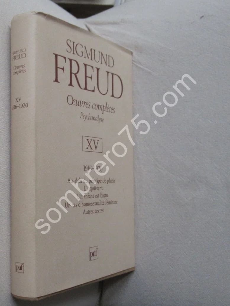 Oeuvres Complètes Psychanalyse XV 1916-1920 - Image 2
