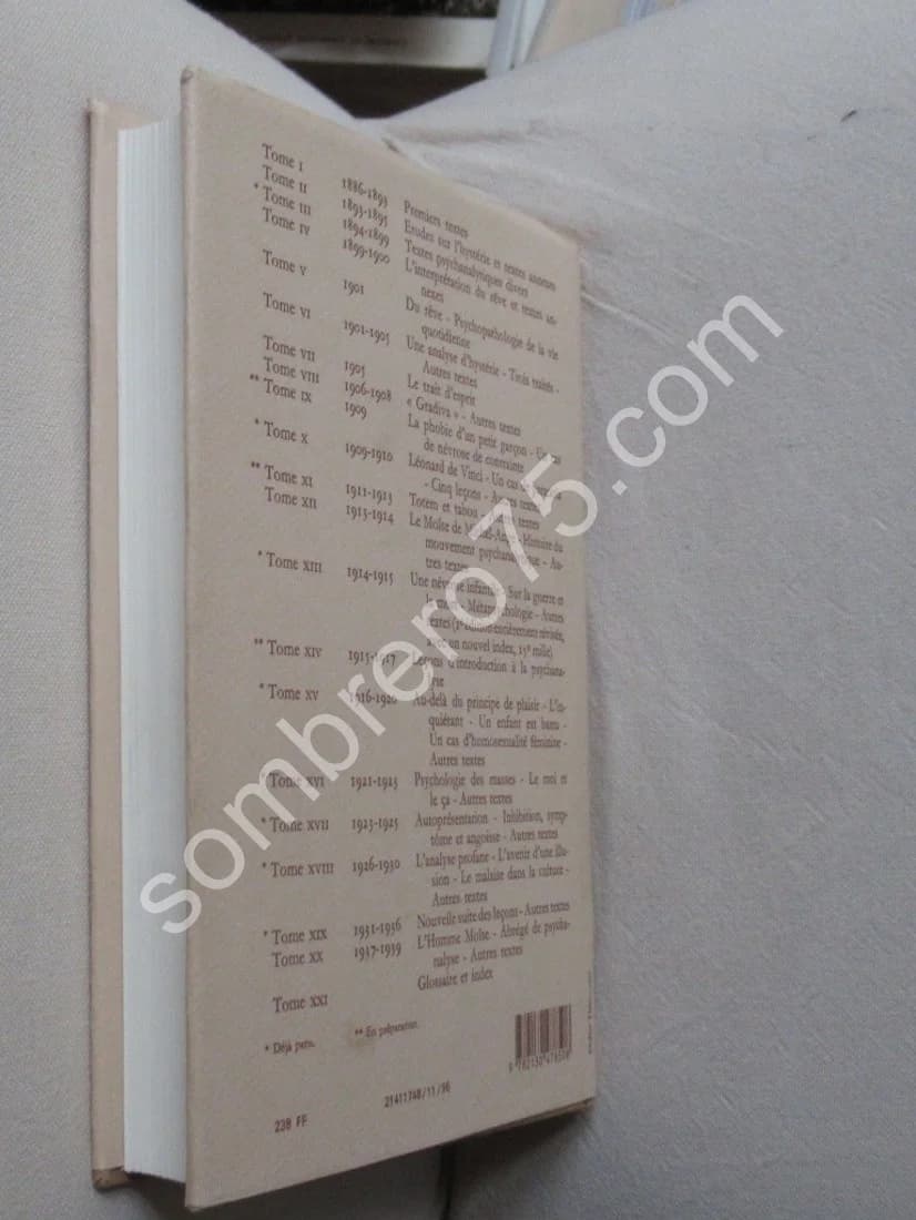 Oeuvres Complètes Psychanalyse XV 1916-1920 - Image 4