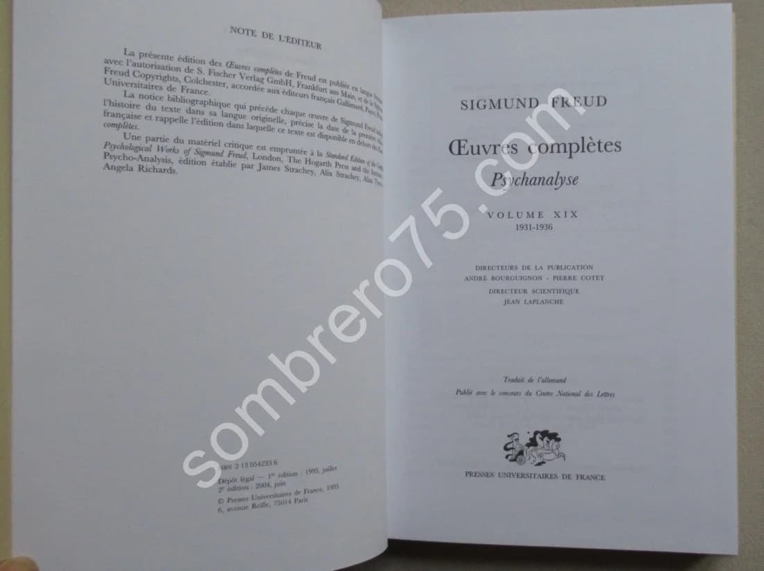 Oeuvres Complètes Psychanalyse XIX 1931-1936 - Image 3