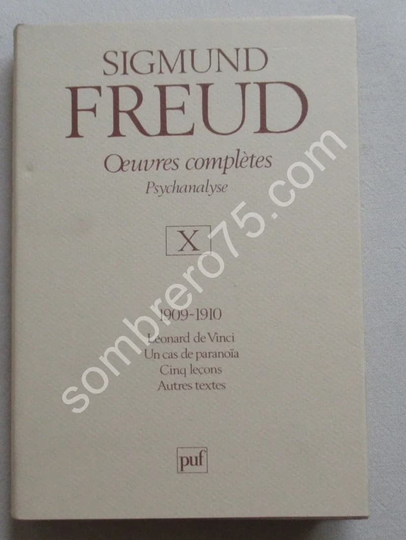 Oeuvres Complètes Psychanalyse X 1909-1910