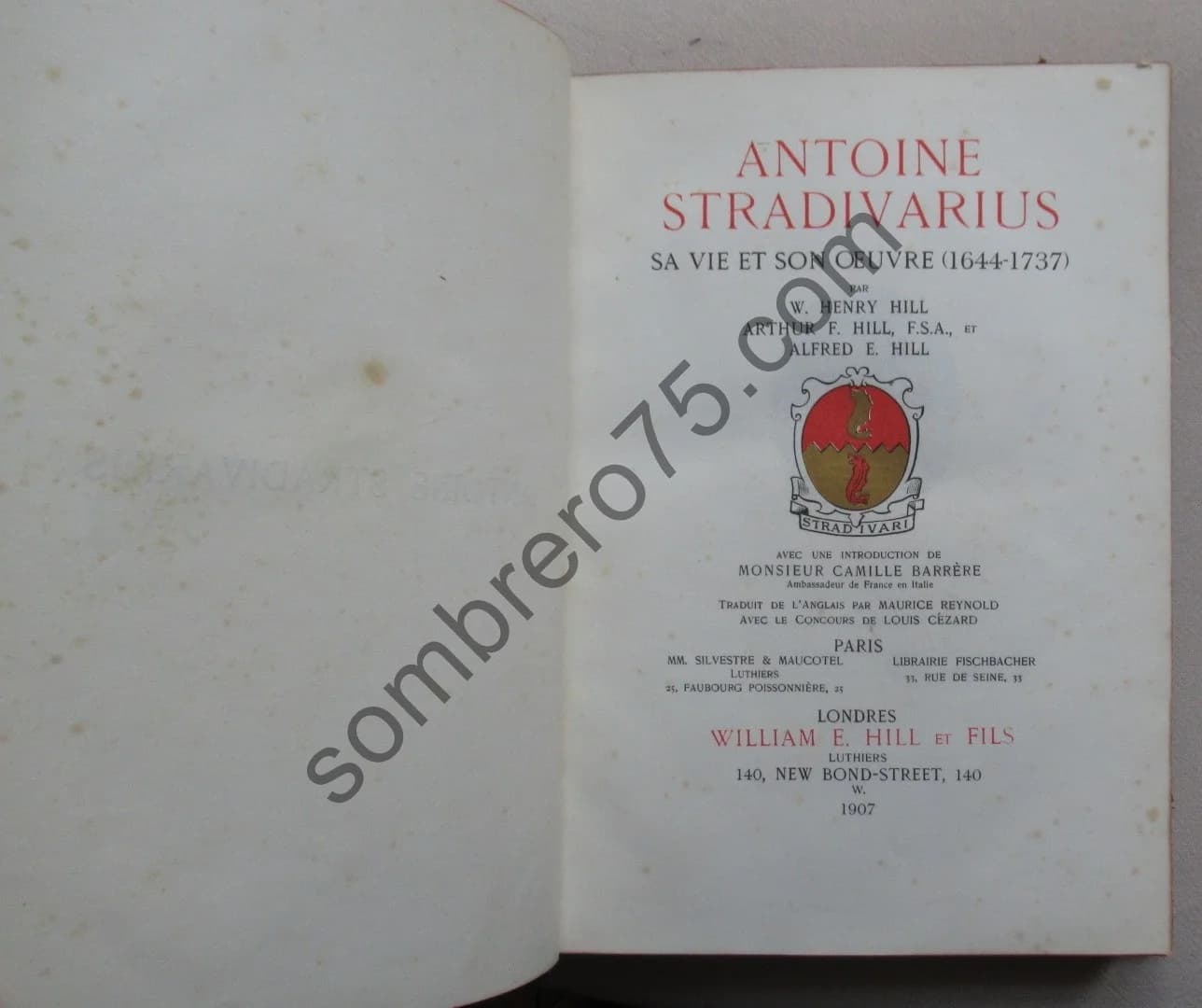 Antoine Stradivarius sa Vie son Oeuvre (1644-1737) - Image 3