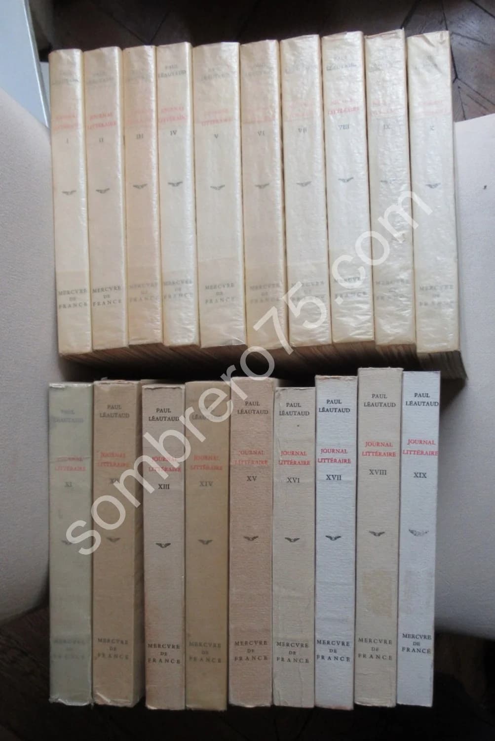 Journal Littéraire - Paul Léautaud. 19 vol - Image 2