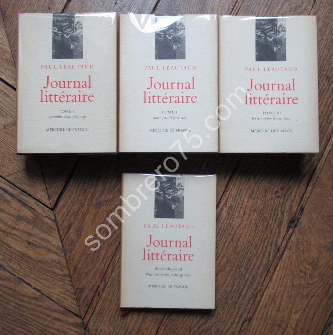 Journal Littéraire Paul Léautaud- 3 Tomes + Index Général