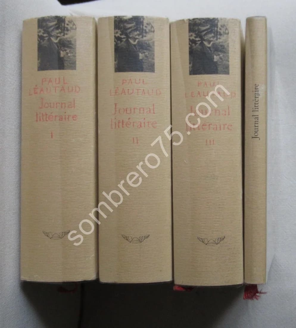 Journal Littéraire Paul Léautaud- 3 Tomes + Index Général - Image 2