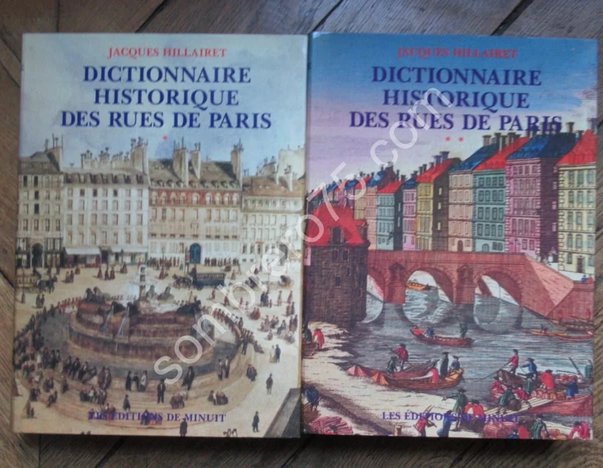 Dictionnaire Historique des Rues de Paris. J HILLAIRET - 2 Tomes - Image 2