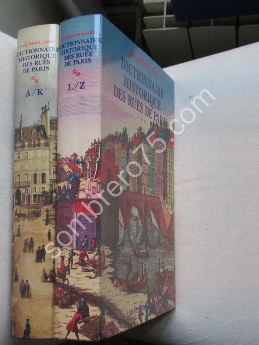 Dictionnaire Historique des Rues de Paris. J HILLAIRET - 2 Tomes - Image 3