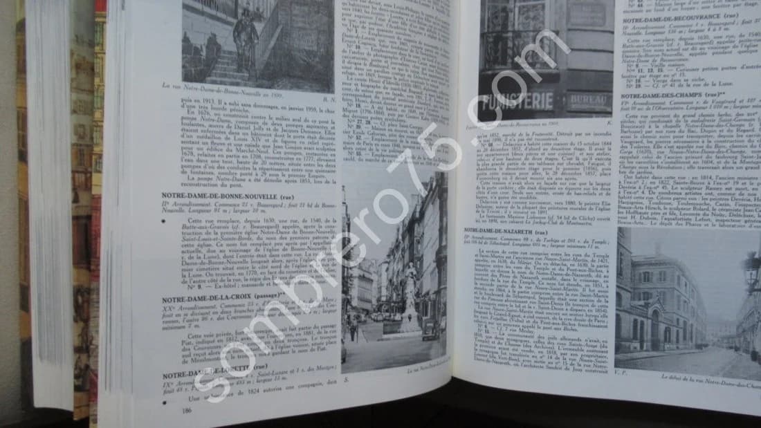 Dictionnaire Historique des Rues de Paris. J HILLAIRET - 2 Tomes - Image 6