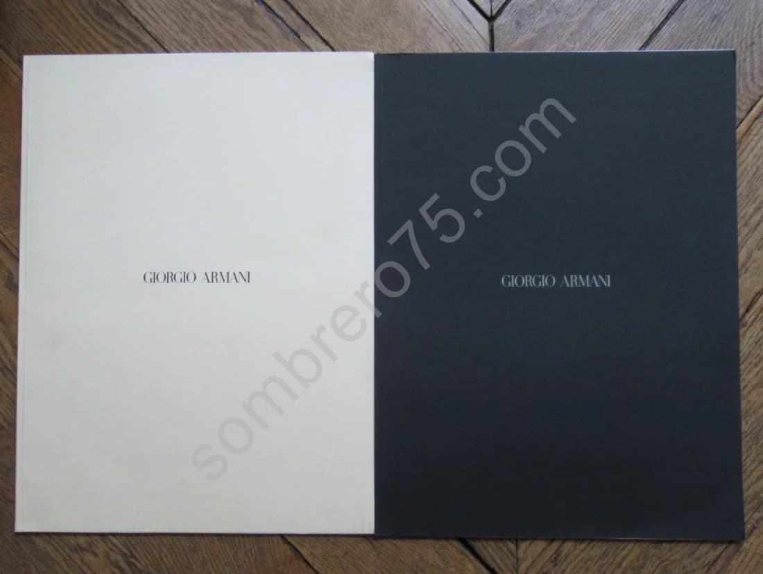 Collezione Giorgio Armani primavera estate 1990 Uomo et Donna - 2 Tomes