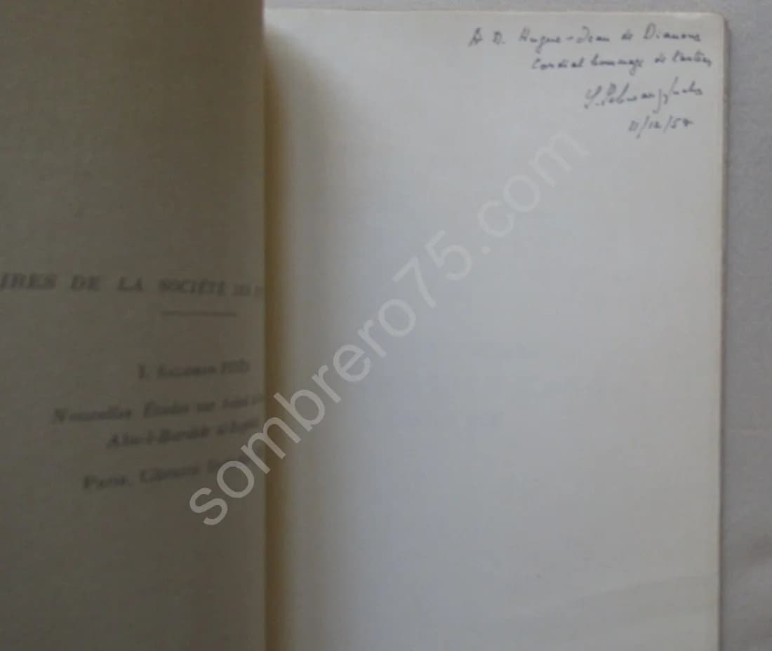 Etudes sur l'Origine et le Développement du Rabbinat au Moyen Age. S SCHWARZFUCHS - Image 3