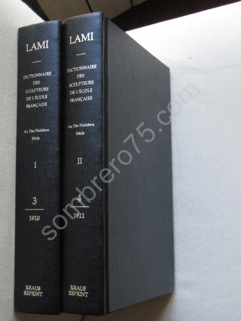 Dictionnaire des Sculpteurs de l'Ecole Française au XVIIIe Siècle - 2 Tomes