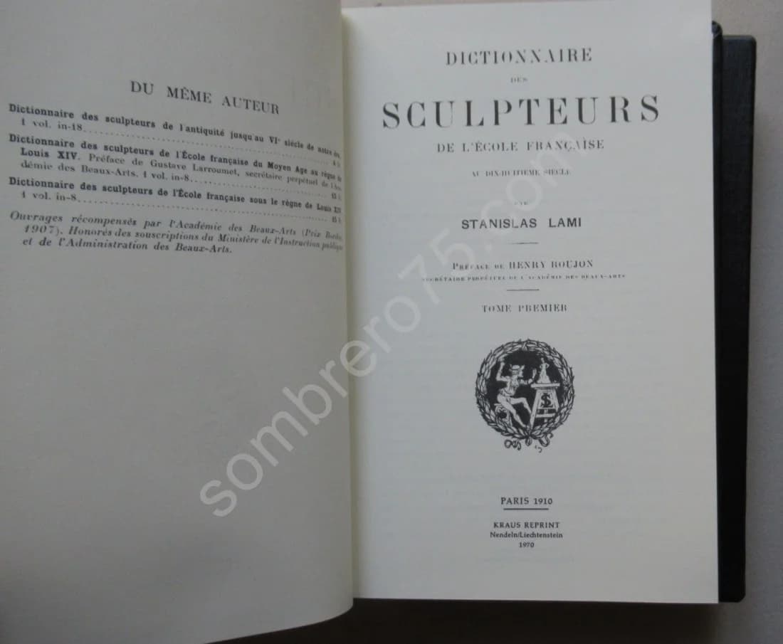 Dictionnaire des Sculpteurs de l'Ecole Française au XVIIIe Siècle - 2 Tomes - Image 2