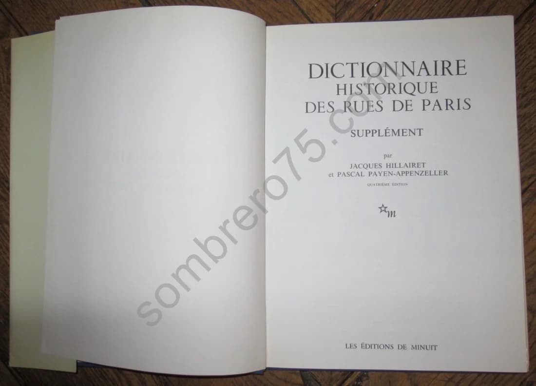 Dictionnaire Historique des Rues de Paris- 3 Tomes - Image 4