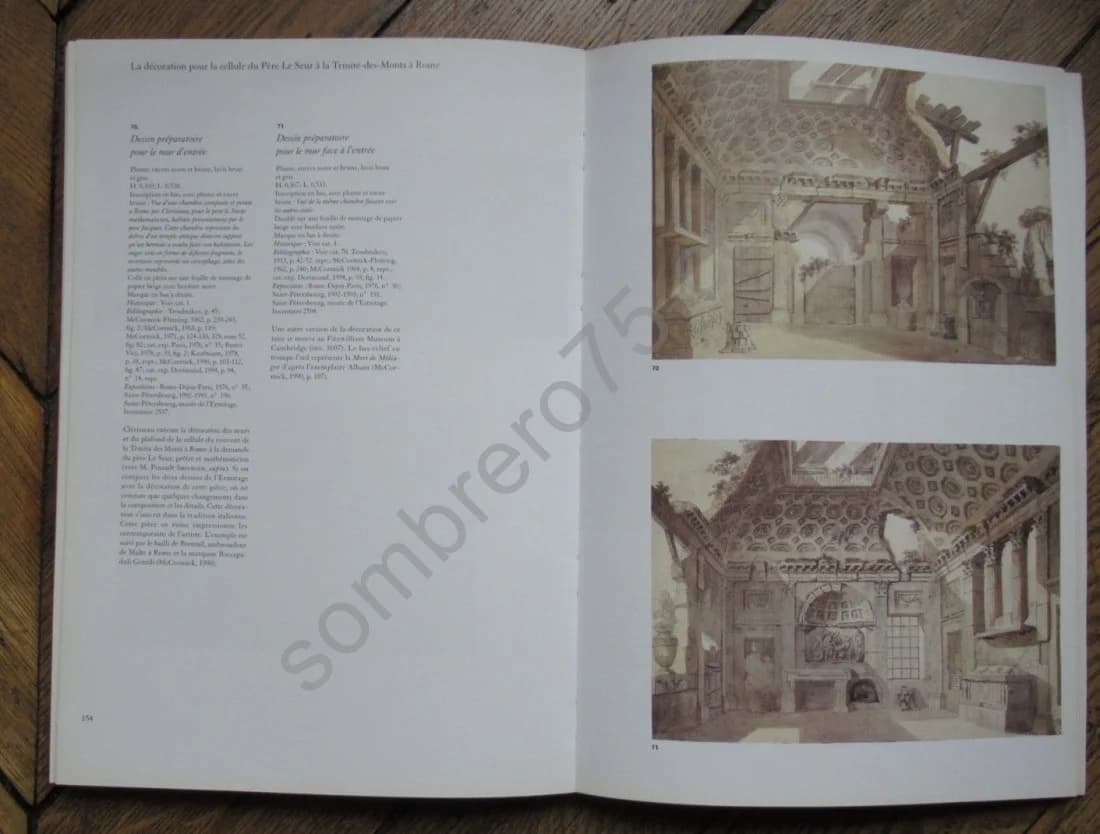 Charles Louis Clérisseau 1721 1820. Dessins du Musée de l'Hermitage - Image 3