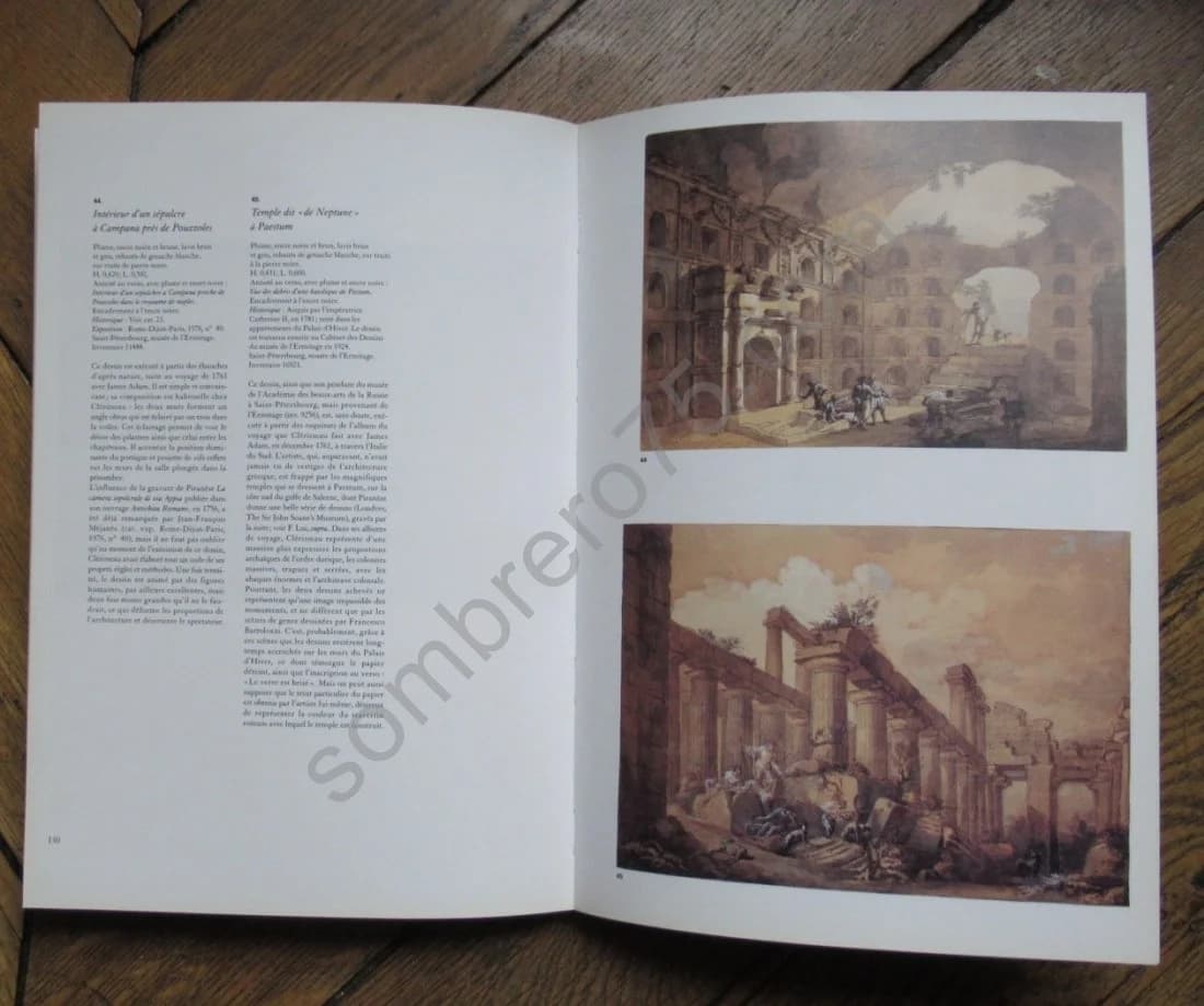 Charles Louis Clérisseau 1721 1820. Dessins du Musée de l'Hermitage - Image 4