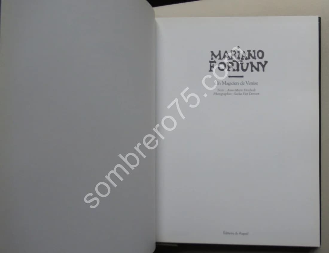 Mariano Fortuny 1871-1949. Un magicien de Venise. A M DESCHODT - Image 4