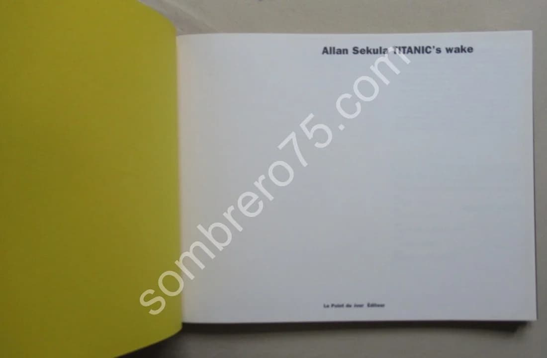 Allan Sekula Titanic's Wake - Image 3