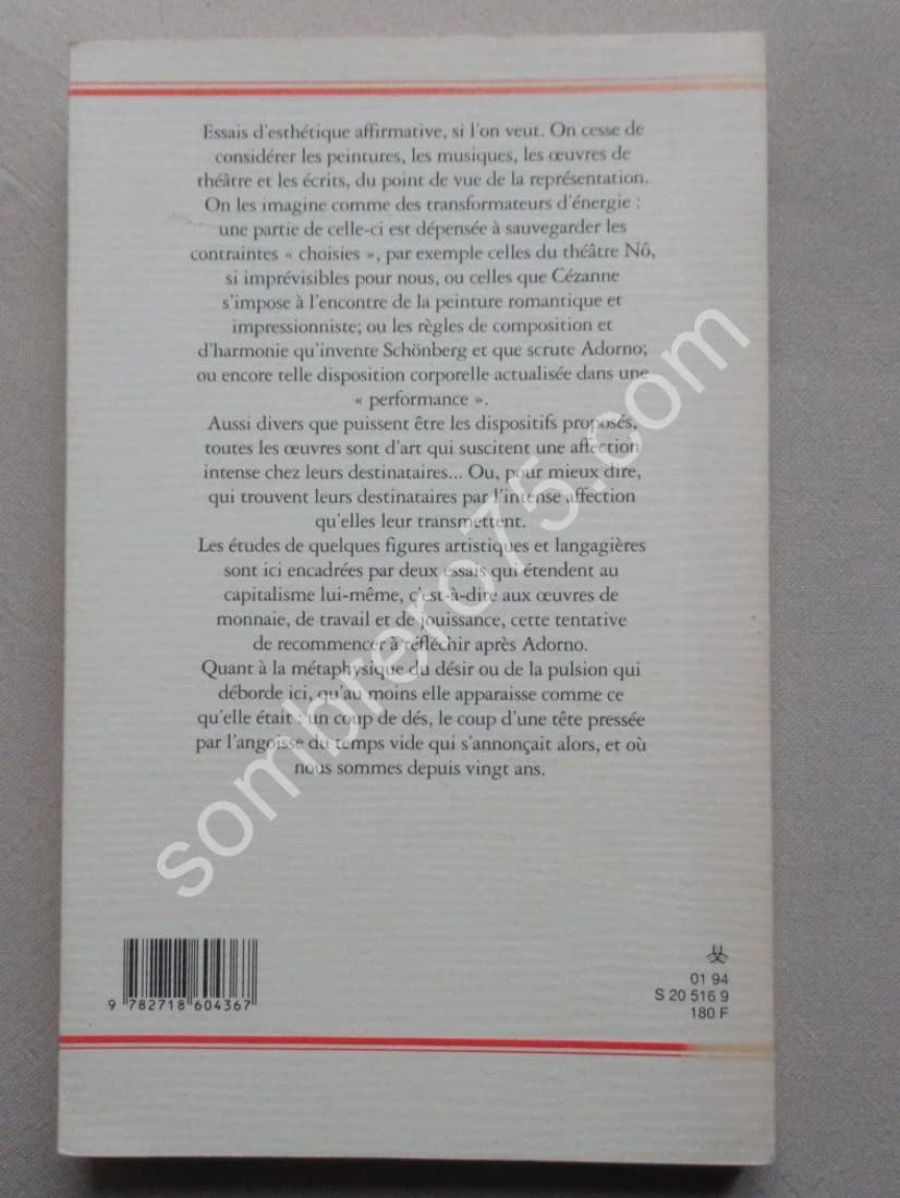Des Dispositifs Pulsionnels. Jean François Lyotard - Image 5