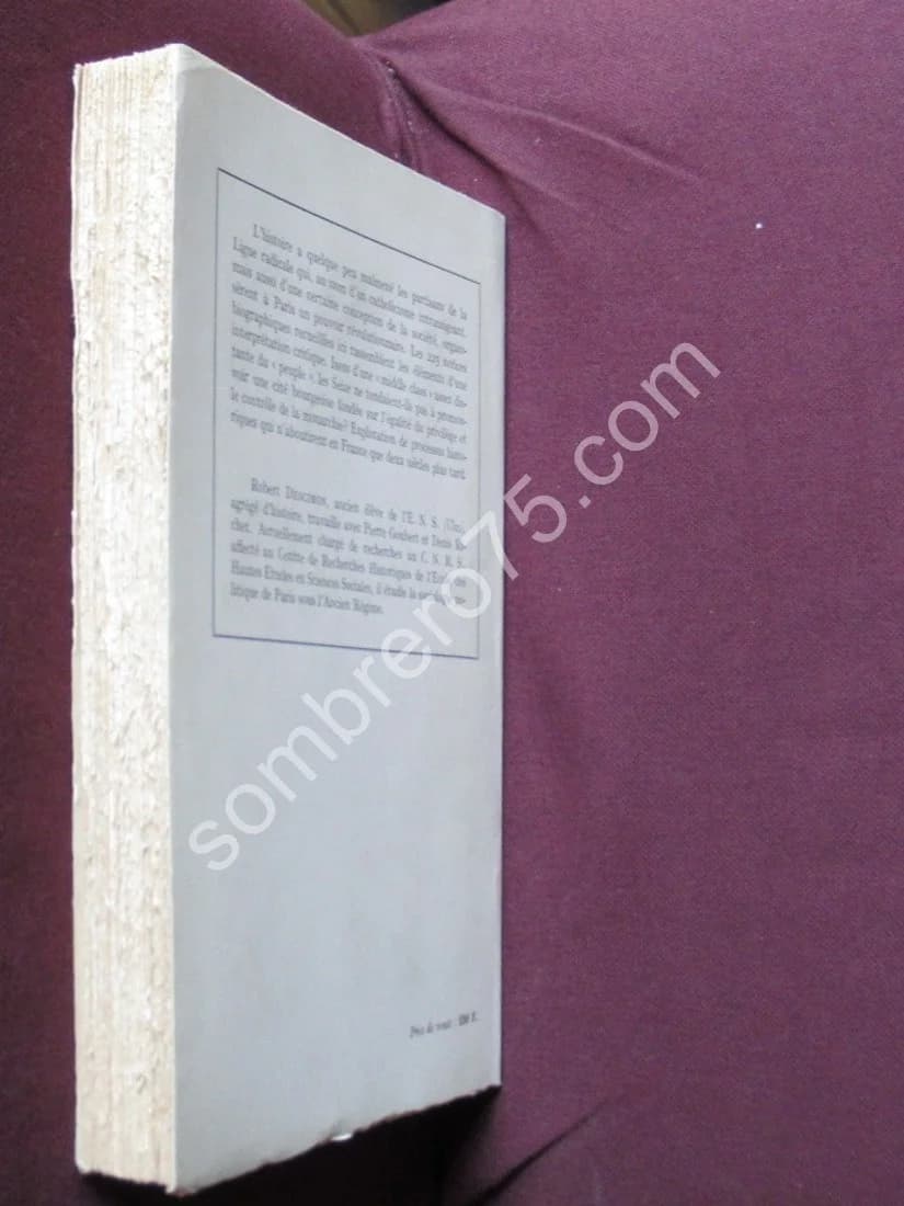 Qui Etaient les Seize ? Mythes et Réalités de la Ligue Parisienne 1585-1594. R Descimon - Image 5