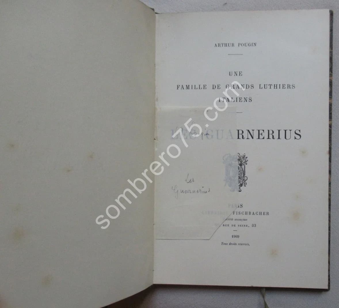 Une Famille de Grands Luthiers Italiens : les Guarnerius. Arthur POUGIN - Image 6