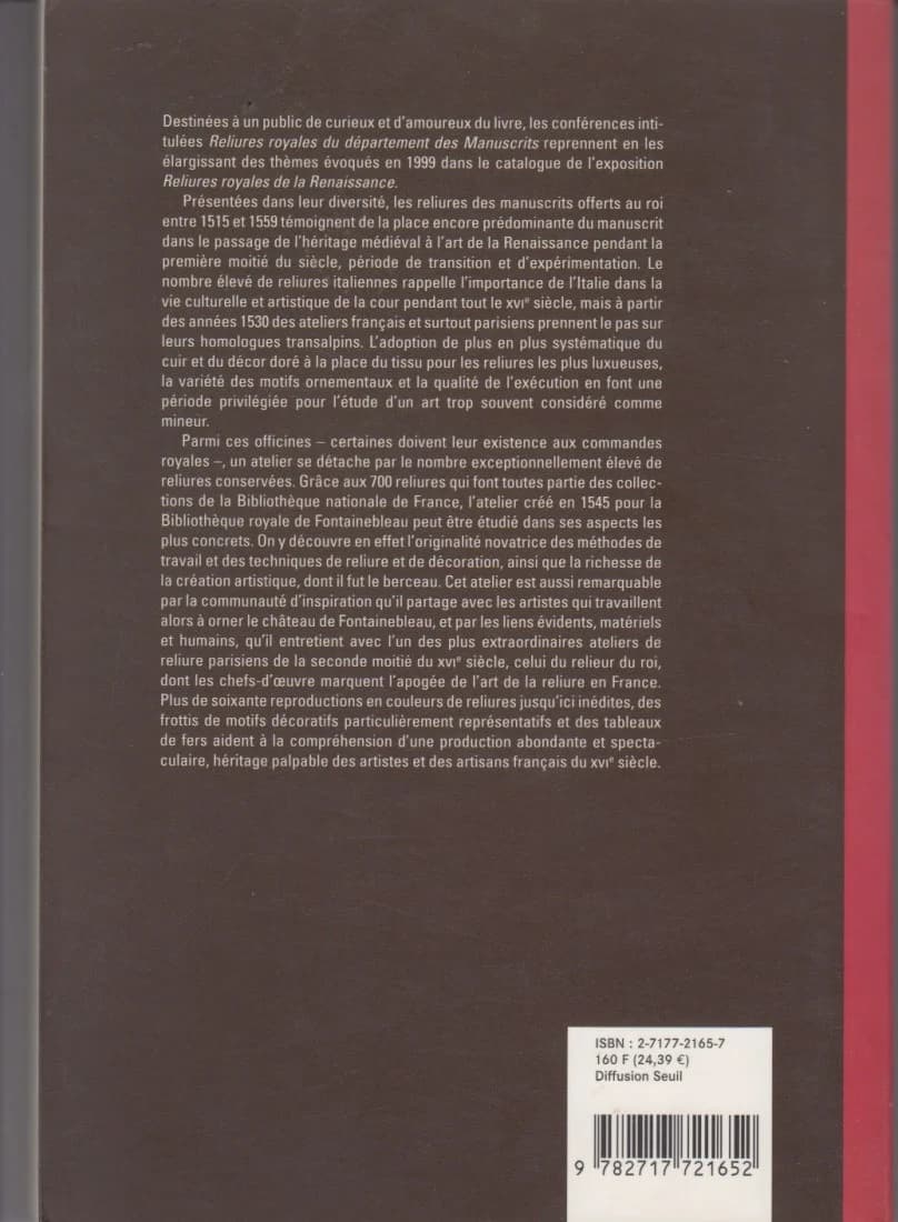 Reliures Royales du Département des Manuscrits 1515-1559. Marie Pierre LAFFITTE - Image 10
