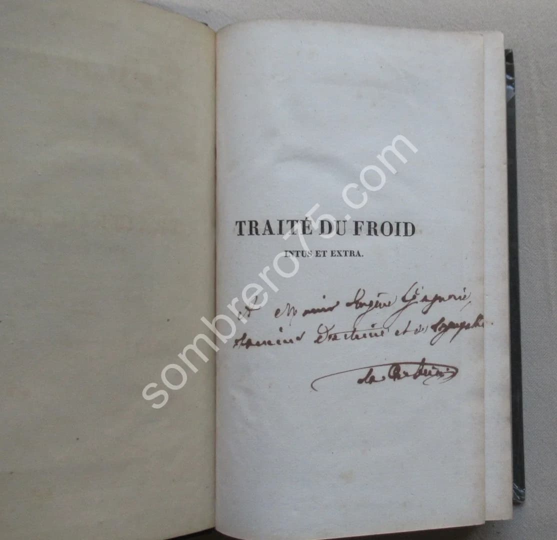 Traité du Froid, de son action et de son emploi. La Phrénologie. 2 vol. en un - Image 3