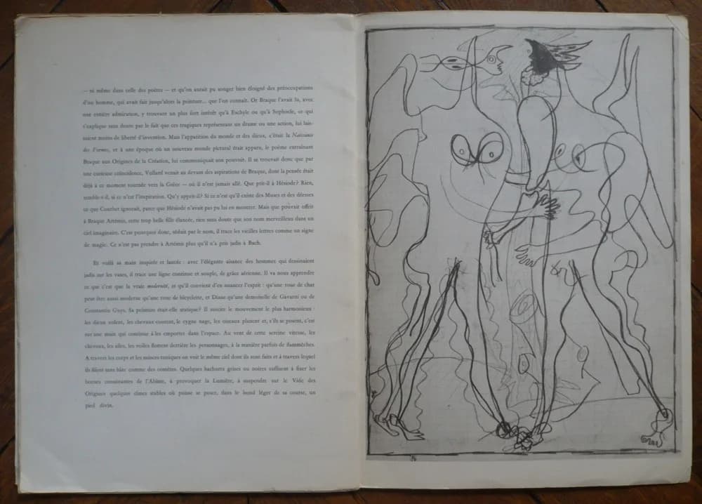 Hesiode Théogonie Eaux Fortes de 1955. Derrière Le Miroir Numéro 71/72 - Image 5