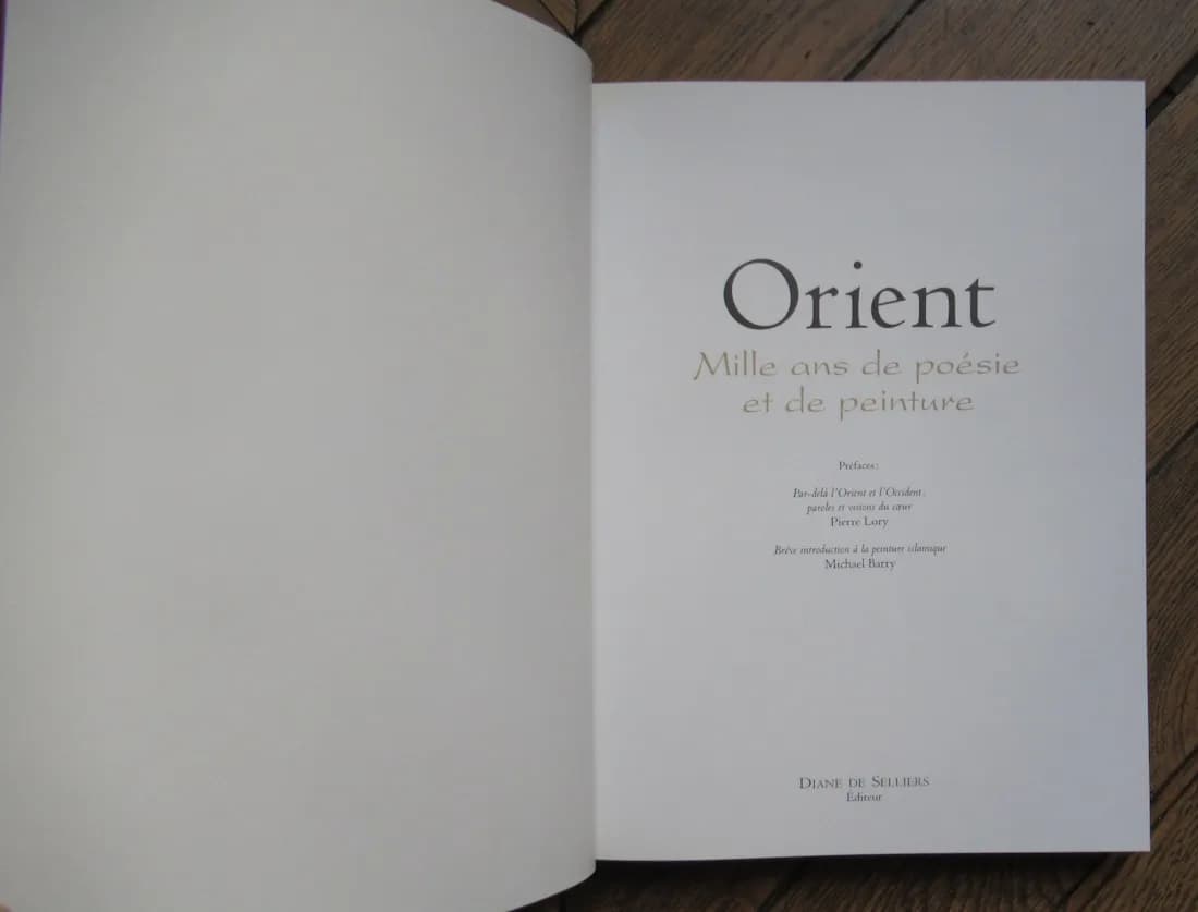  Orient Mille ans de poésie et de peinture. Diane de Seillers  - Image 5