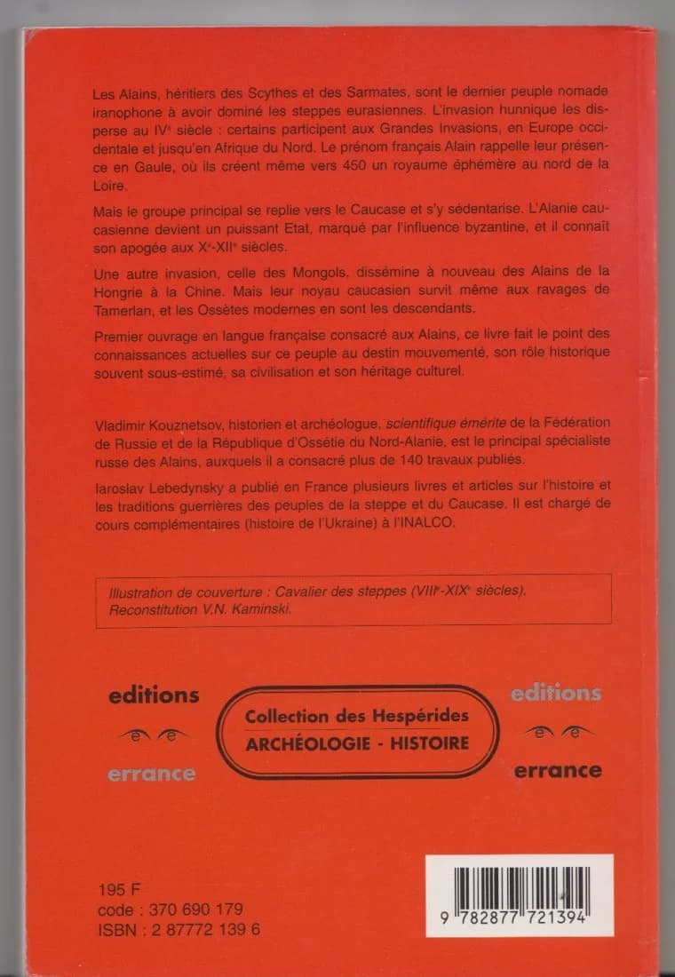 Les Alains Cavaliers des Steppes, Seigneurs du Caucase. Kouznetsov. 1997 - Image 9