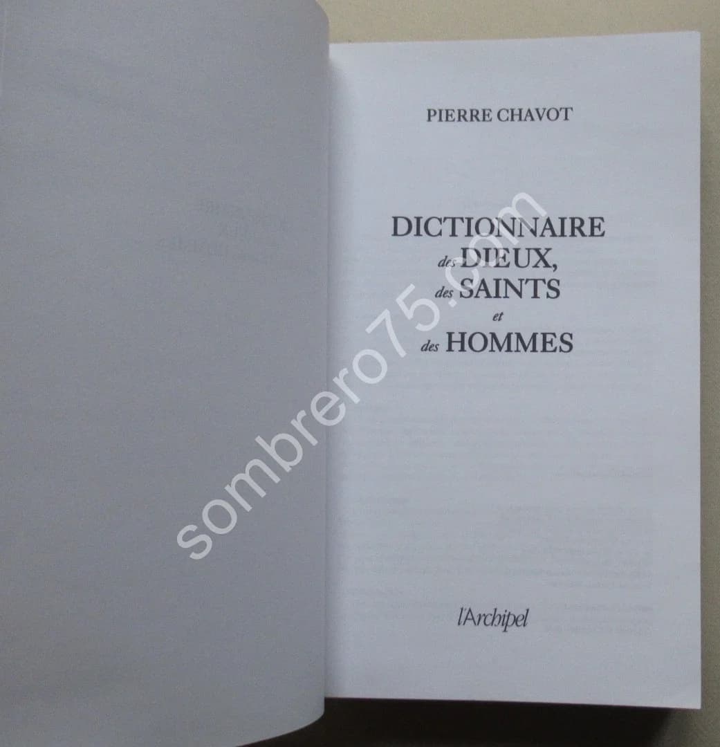 Dictionnaire des Dieux, des Saints et des Hommes - Image 3