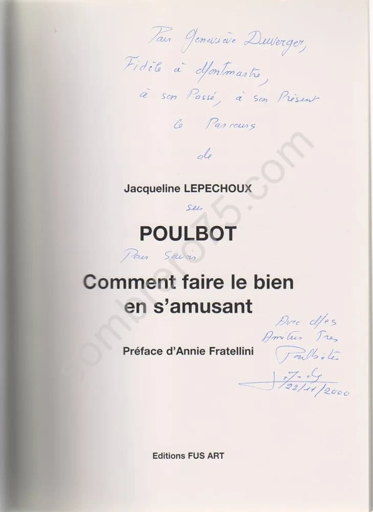 Comment Faire le Bien en s'amusant. POULBOT. J LEPECHOUX - Image 3